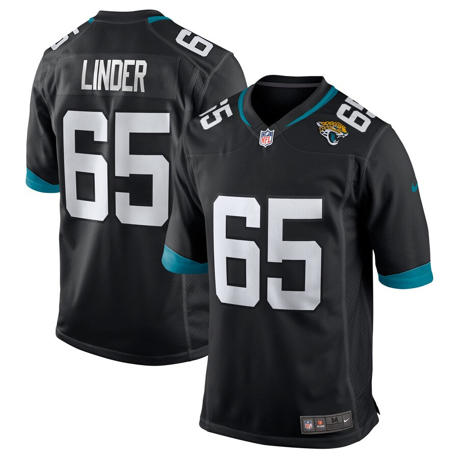 Jacksonville Jaguars Brandon Linder Game Black Football Jersey product image
