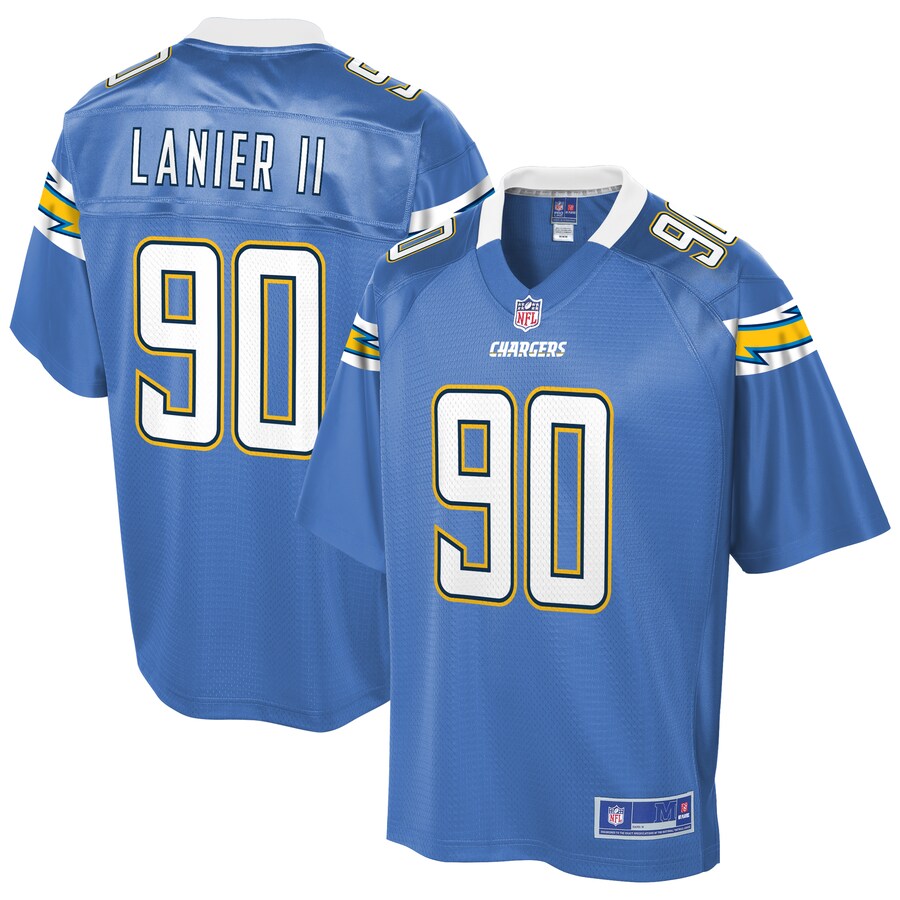 Los Angeles Chargers Anthony Lanier Pro Line Blue Football Jersey product image