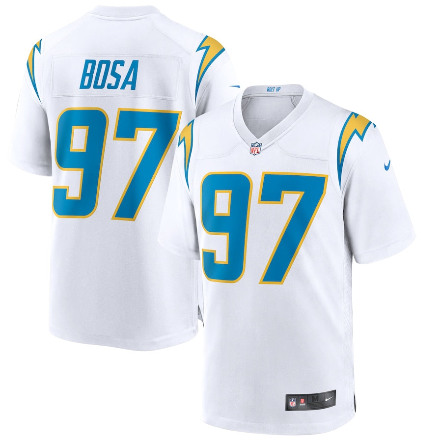 LAC JB White Game Jersey rtj football 2658