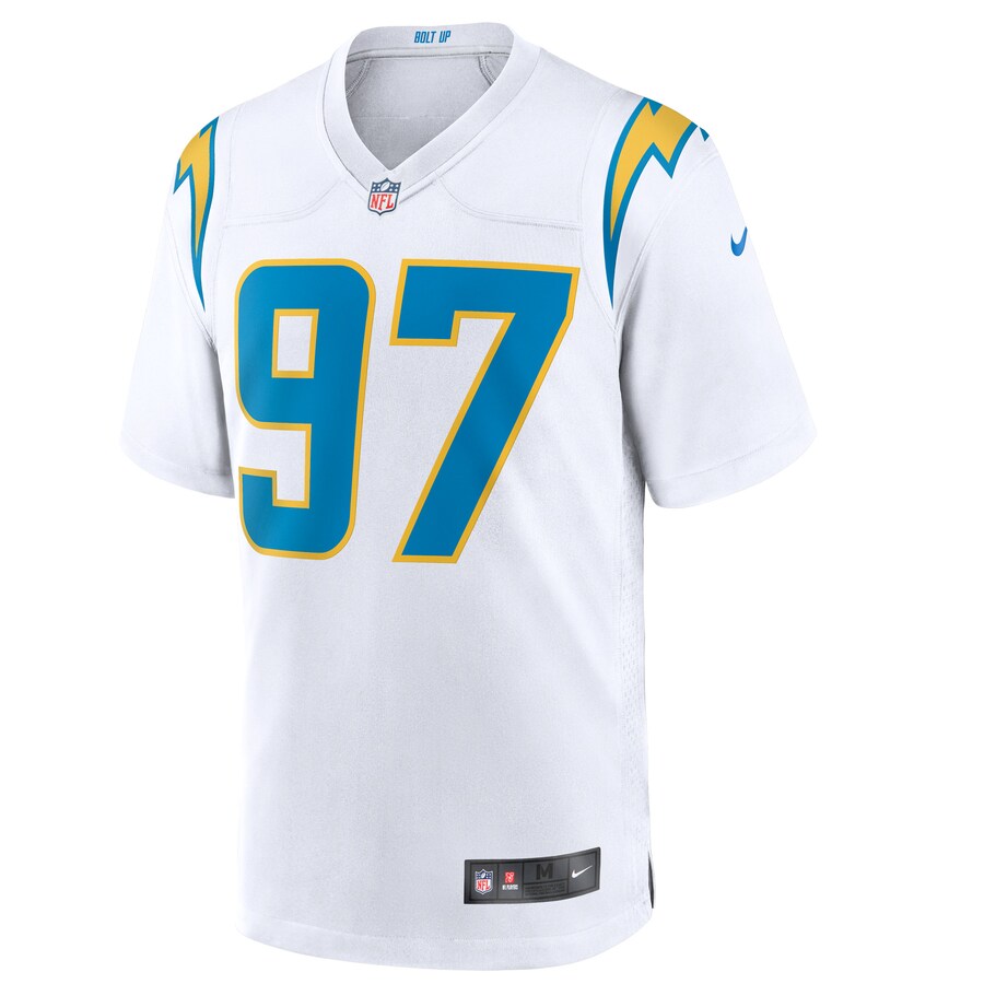 LAC JB White Game Jersey rtj football 2658
