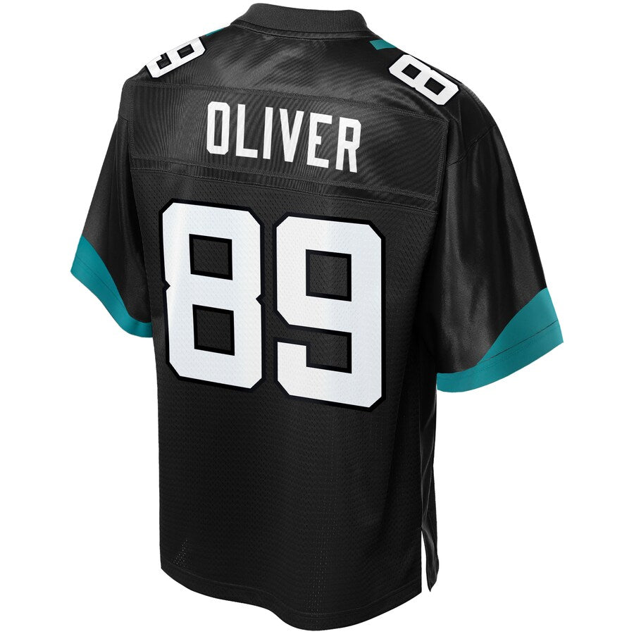 Jacksonville Jaguars Josh Oliver Pro Line Big & Tall Black Football Jersey product image
