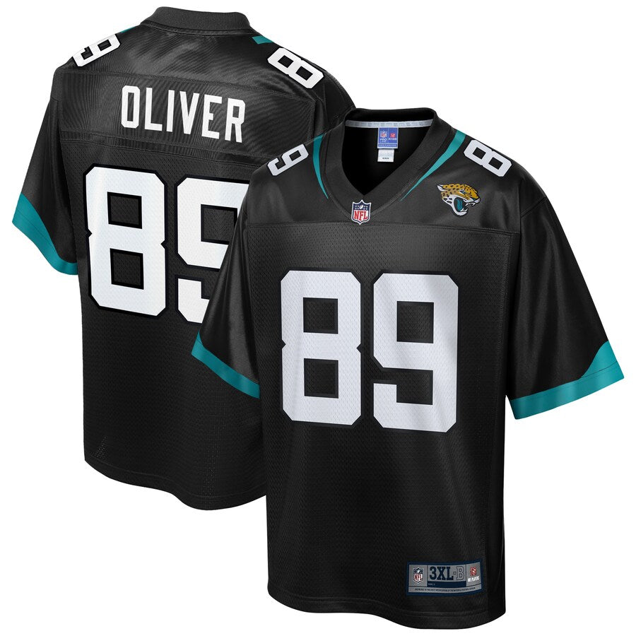 Jacksonville Jaguars Josh Oliver Pro Line Big & Tall Black Football Jersey product image