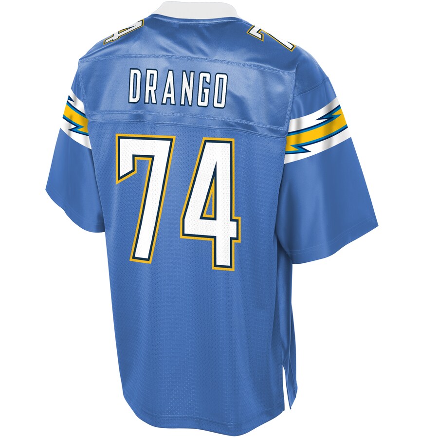 Los Angeles Chargers Spencer Drango Pro Line Blue Football Jersey product image