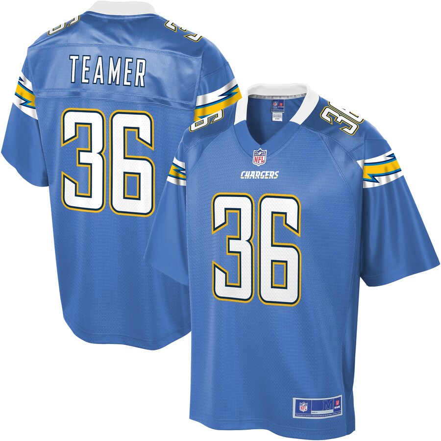 Los Angeles Chargers Roderic Teamer Alternate Pro Line Blue Football Jersey product image