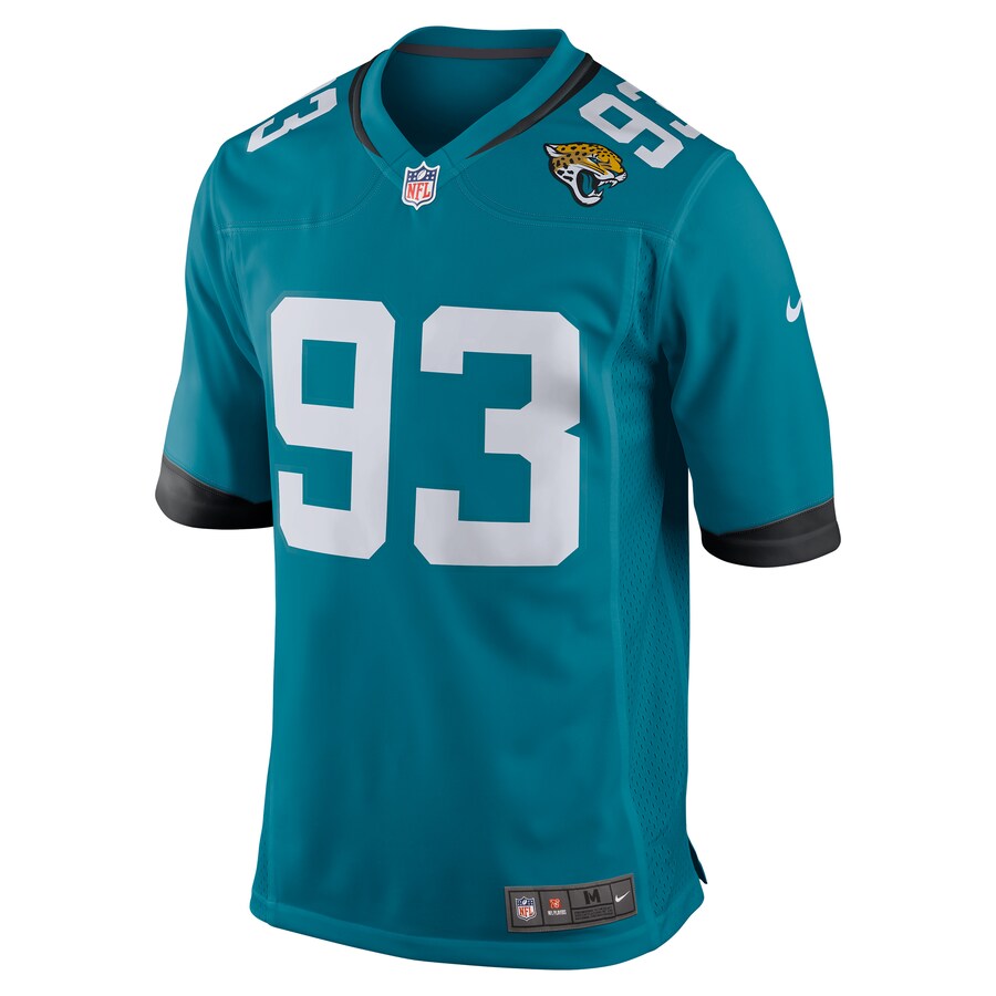 Jacksonville Jaguars Calais Campbell 2018 Game Teal Football Jersey product image