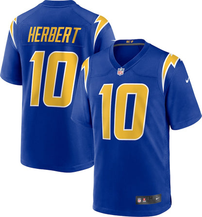 Los Angeles Chargers Justin Herbert Alternate Game Royal Football Jersey product image
