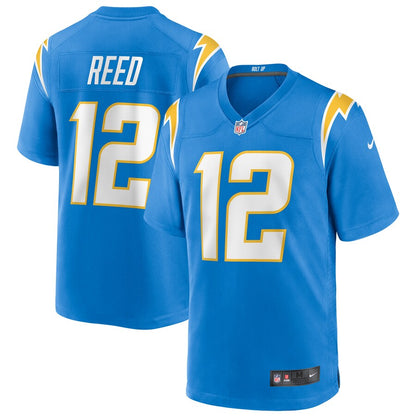 Los Angeles Chargers Joe Reed Powder Game Blue Football Jersey product image