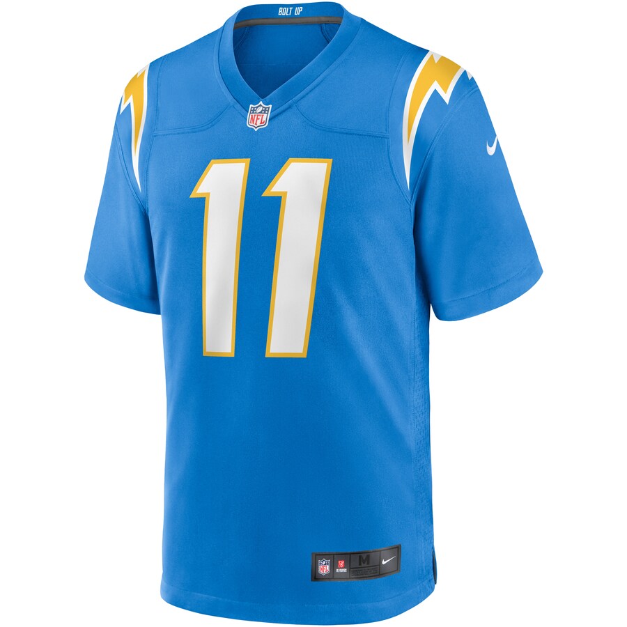 Los Angeles Chargers Jason Moore Powder Team Game Blue Football Jersey product image