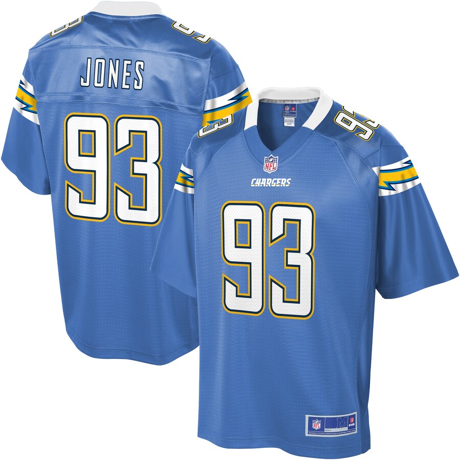 Los Angeles Chargers Justin Jones Alternate Pro Line Blue Football Jersey product image