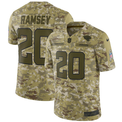 Jacksonville Jaguars Jalen Ramsey Camo Limited Salute To Service Football Jersey product image