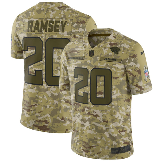 Jacksonville Jaguars Jalen Ramsey Camo Limited Salute To Service Football Jersey product image