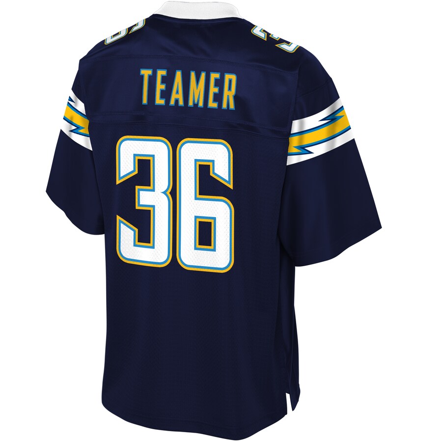 Los Angeles Chargers Roderic Teamer Pro Line Big & Tall Navy Football Jersey product image