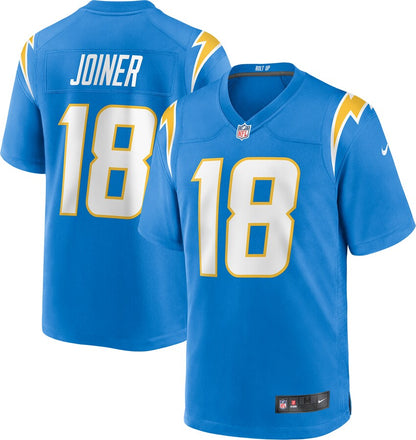 Los Angeles Chargers Charlie Joiner Powder Game Blue Football Jersey product image