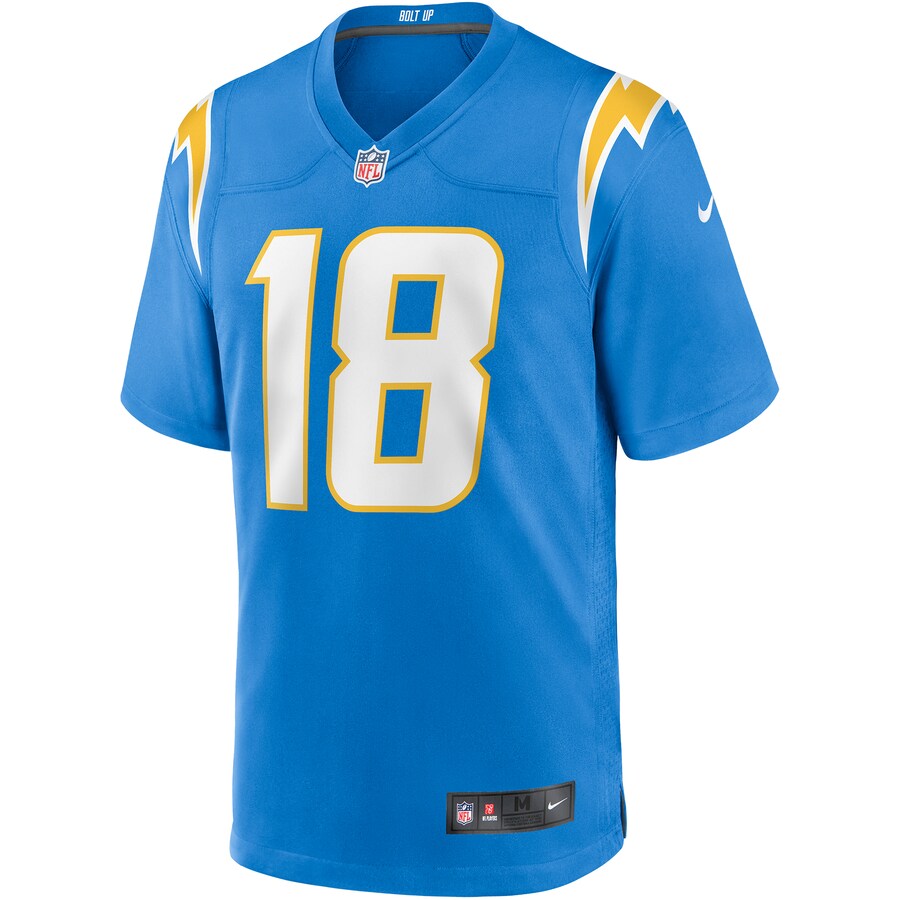 Los Angeles Chargers Charlie Joiner Powder Game Blue Football Jersey product image