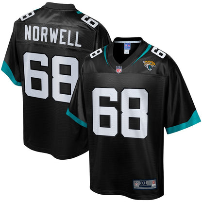 Jacksonville Jaguars Andrew Norwell Pro Line Big & Tall Black Football Jersey product image