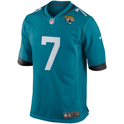 Jacksonville Jaguars Nick Foles Teal Game Teal Football Jersey product image