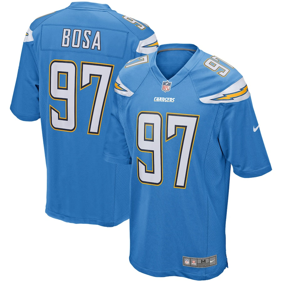 Los Angeles Chargers Joey Bosa Powder Game Blue Football Jersey product image