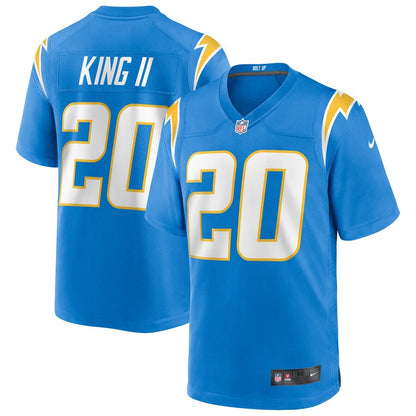 Los Angeles Chargers Desmond King Powder Game Blue Football Jersey product image