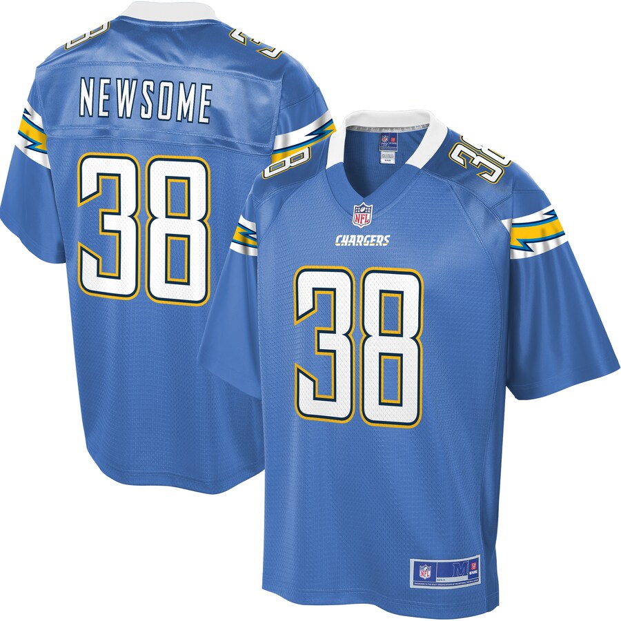 Los Angeles Chargers Detrez Newsome Pro Line Blue Football Jersey product image