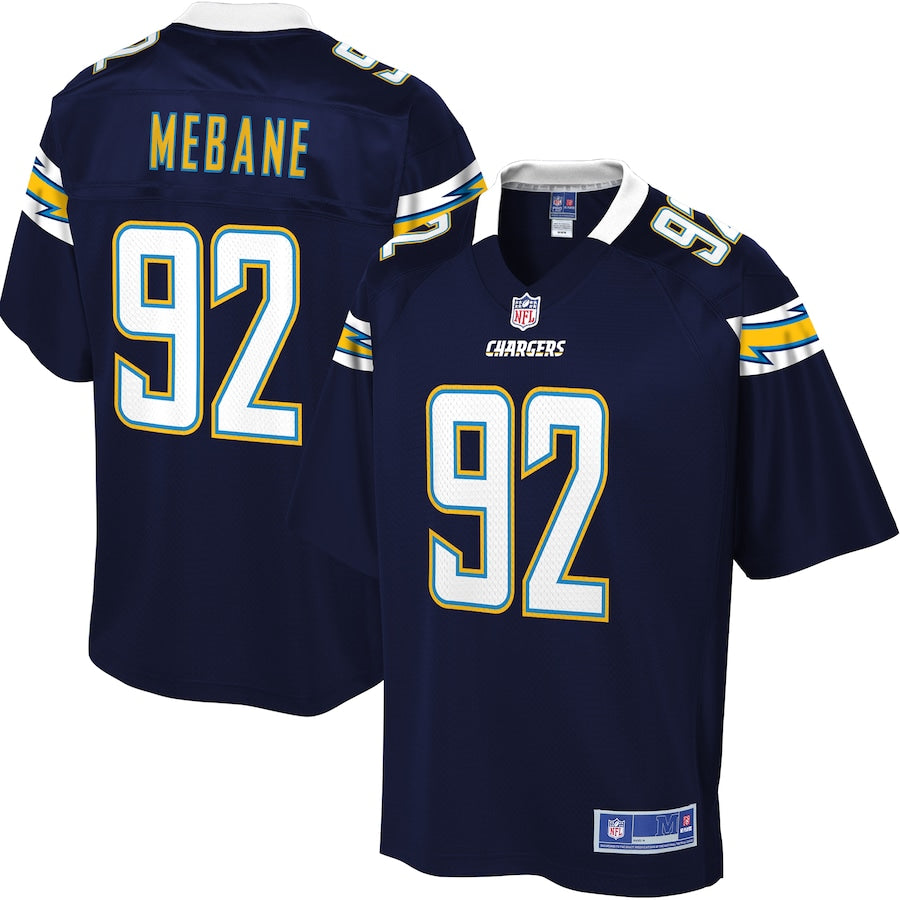Los Angeles Chargers Brandon Mebane Pro Line Big & Tall Navy Football Jersey product image
