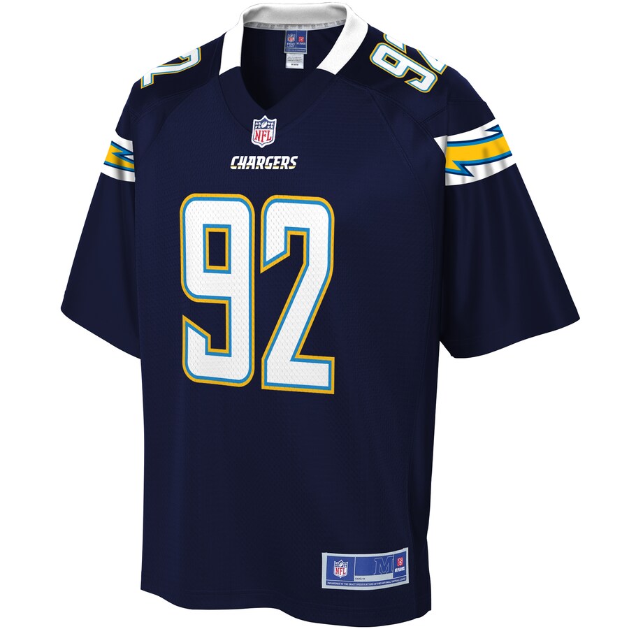Los Angeles Chargers Brandon Mebane Pro Line Big & Tall Navy Football Jersey product image