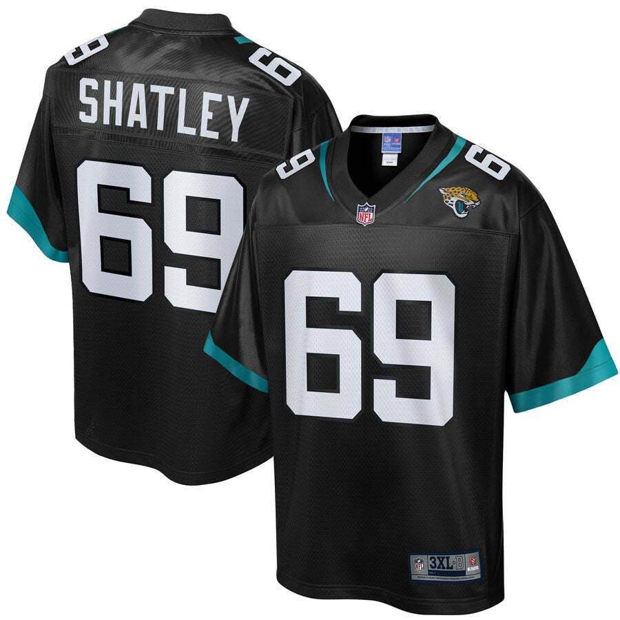 Jacksonville Jaguars Tyler Shatley Pro Line Big & Tall Black Football Jersey product image