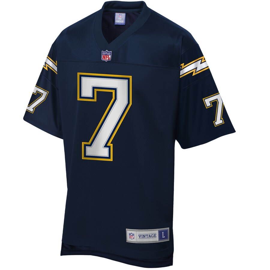Los Angeles Chargers Doug Flutie Pro Line Navy Football Jersey product image