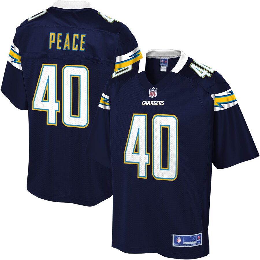 Los Angeles Chargers Chris Peace Pro Line Navy Football Jersey product image