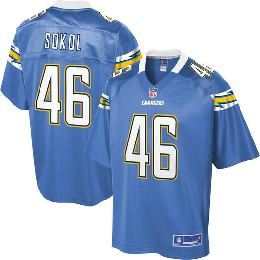 LAC MS  Pro Line Powder Blue Alternate Team Jersey rtj football 2828