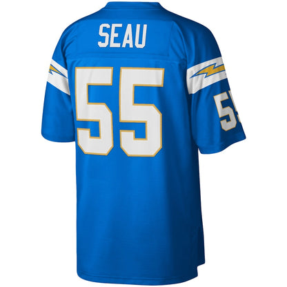 Los Angeles Chargers Junior Seau Powder Legacy Blue Football Jersey product image