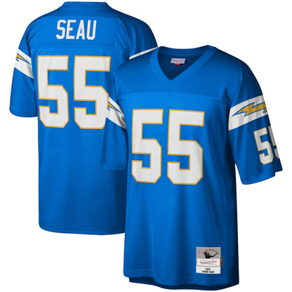 Los Angeles Chargers Junior Seau Powder Legacy Blue Football Jersey product image