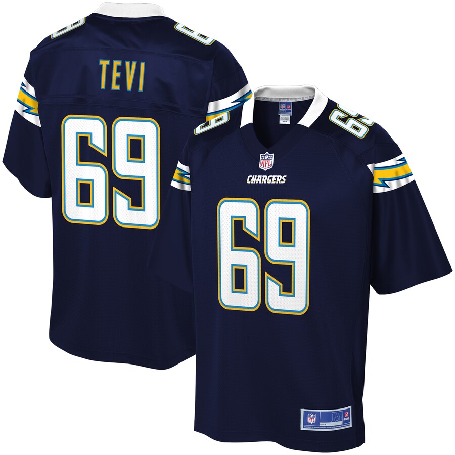 Los Angeles Chargers Sam Tevi Pro Line Team Color Navy Football Jersey product image