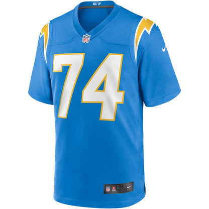 Los Angeles Chargers Storm Norton Powder Team Game Blue Football Jersey product image