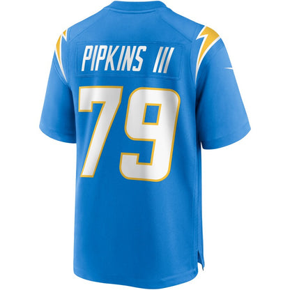 Los Angeles Chargers Trey Pipkins Game Blue Football Jersey product image
