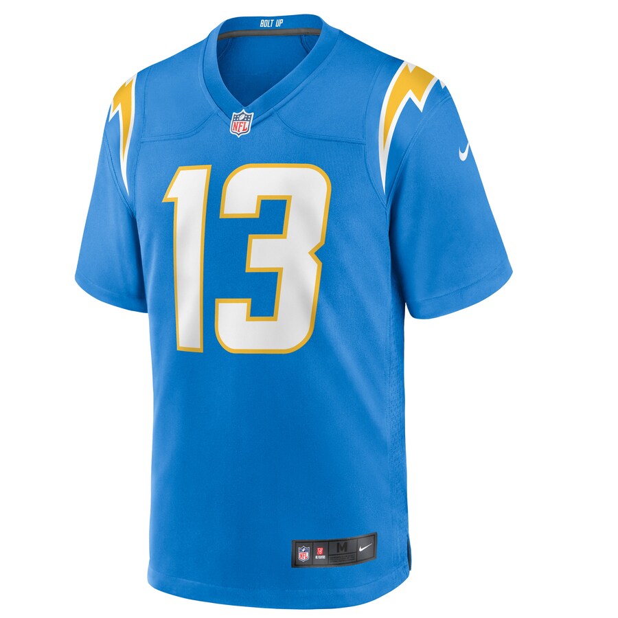 Los Angeles Chargers Keenan Allen Powder Game Blue Football Jersey product image