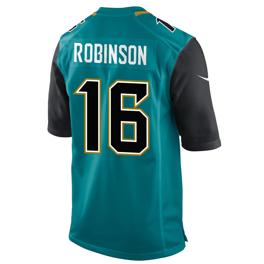 Jacksonville Jaguars Denard Robinson Teal Alternate Game Teal Football Jersey product image