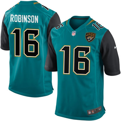 Jacksonville Jaguars Denard Robinson Teal Alternate Game Teal Football Jersey product image