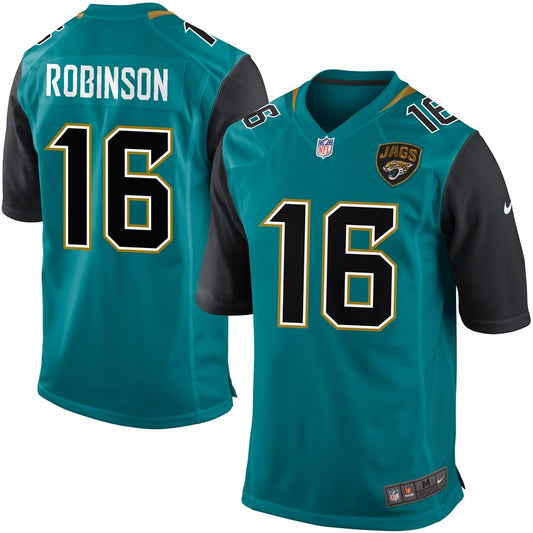 Jacksonville Jaguars Denard Robinson Teal Alternate Game Teal Football Jersey product image