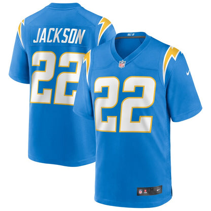 Los Angeles Chargers Justin Jackson Powder Game Blue Football Jersey product image