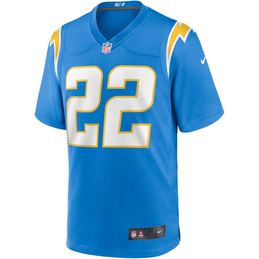 Los Angeles Chargers Justin Jackson Powder Game Blue Football Jersey product image