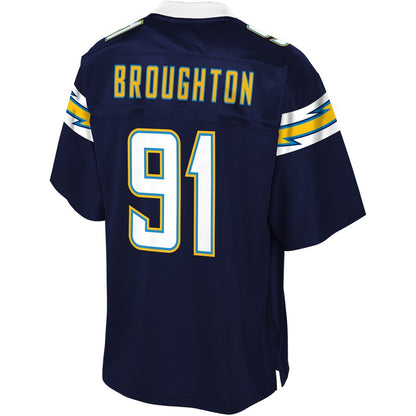 Los Angeles Chargers Cortez Broughton Pro Line Big & Tall Navy Football Jersey product image