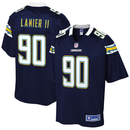 Los Angeles Chargers Anthony Lanier Pro Line Navy Football Jersey product image