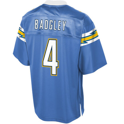 Los Angeles Chargers Michael Badgley Pro Line Blue Football Jersey product image