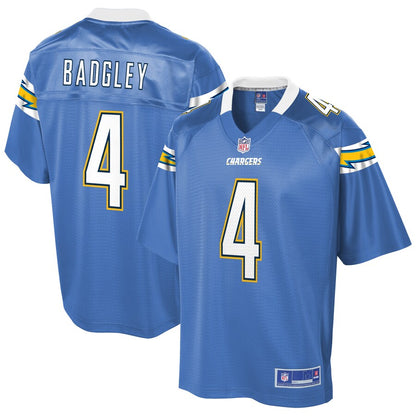 Los Angeles Chargers Michael Badgley Pro Line Blue Football Jersey product image