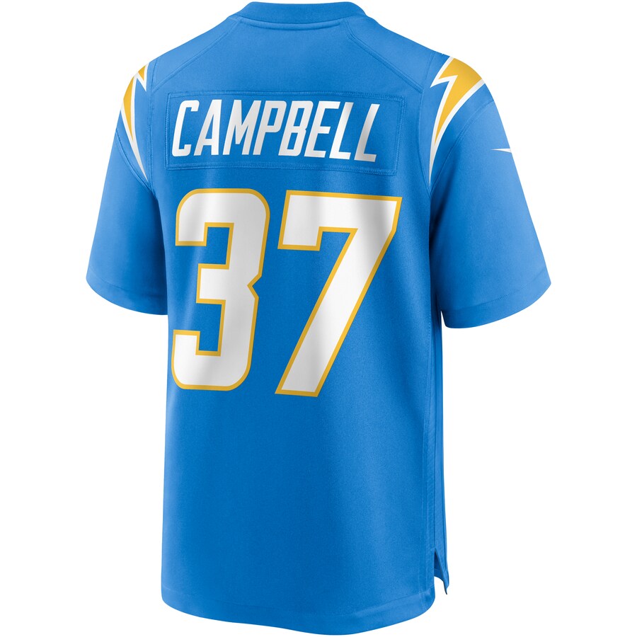 Los Angeles Chargers Tevaughn Campbell Powder Game Blue Football Jersey product image