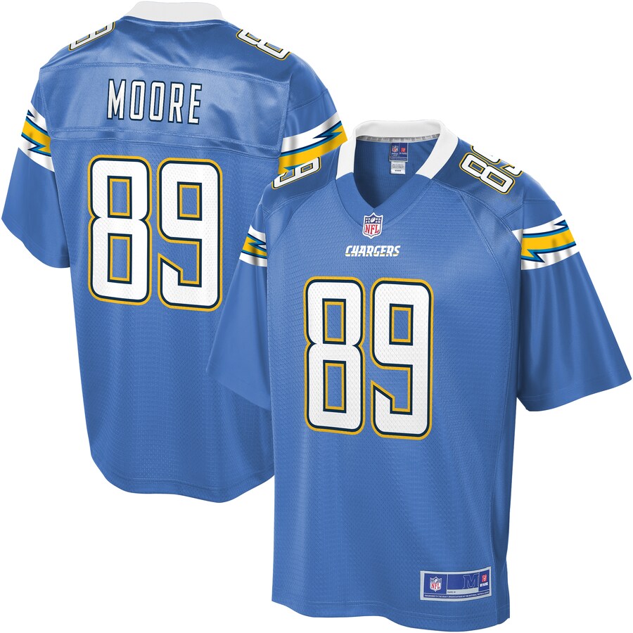 Los Angeles Chargers Jason Moore Alternate Pro Line Blue Football Jersey product image