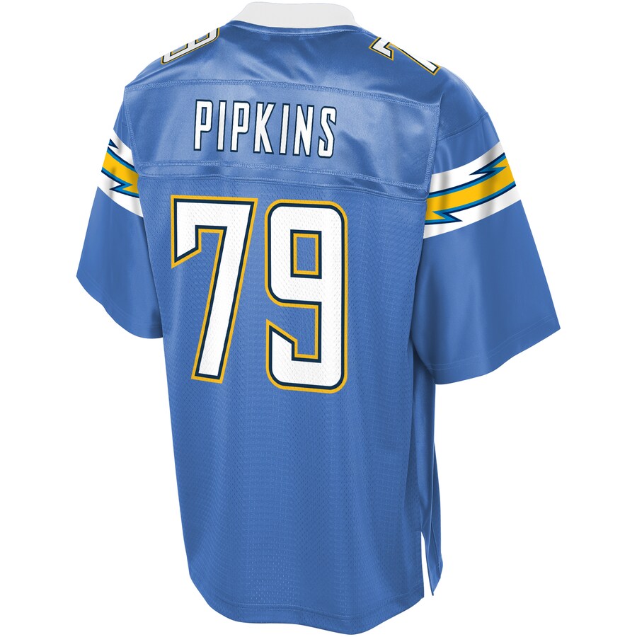 Los Angeles Chargers Trey Pipkins Alternate Pro Line Blue Football Jersey product image