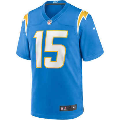 Los Angeles Chargers Jalen Guyton Powder Game Blue Football Jersey product image