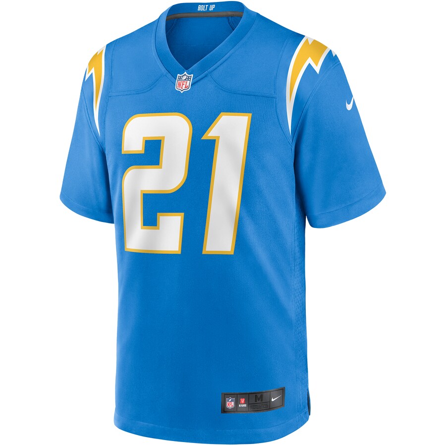 Los Angeles Chargers John Hadl Powder Game Blue Football Jersey product image