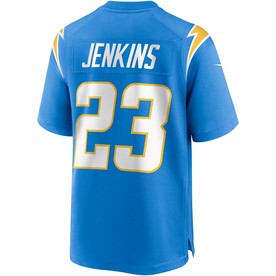Los Angeles Chargers Rayshawn Jenkins Powder Game Blue Football Jersey product image